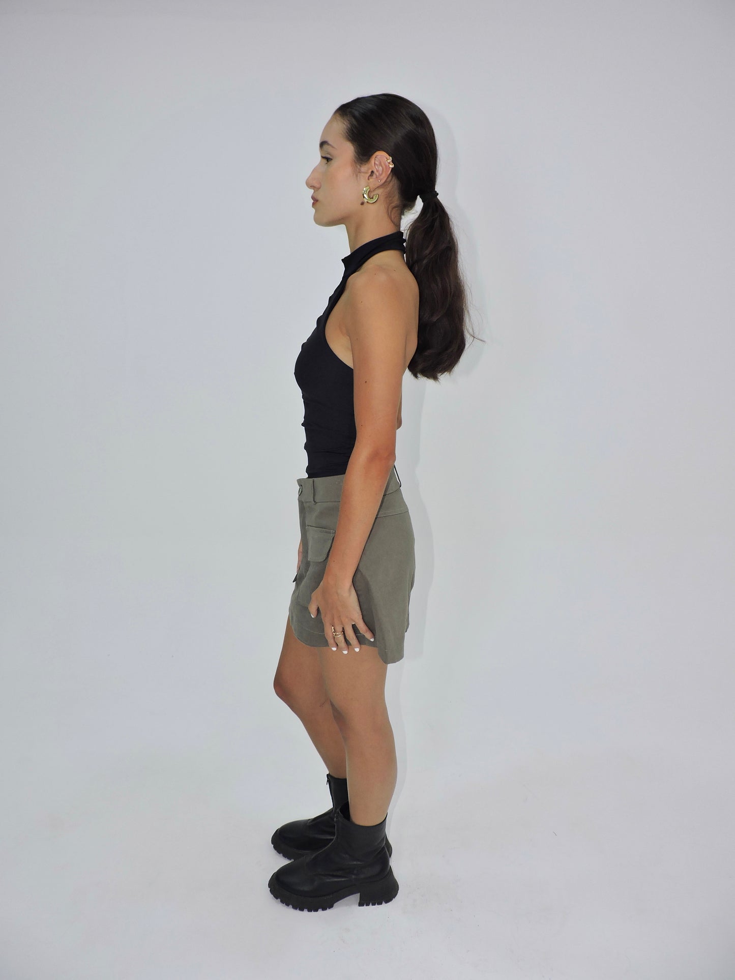 body pregas gola alta loop preto