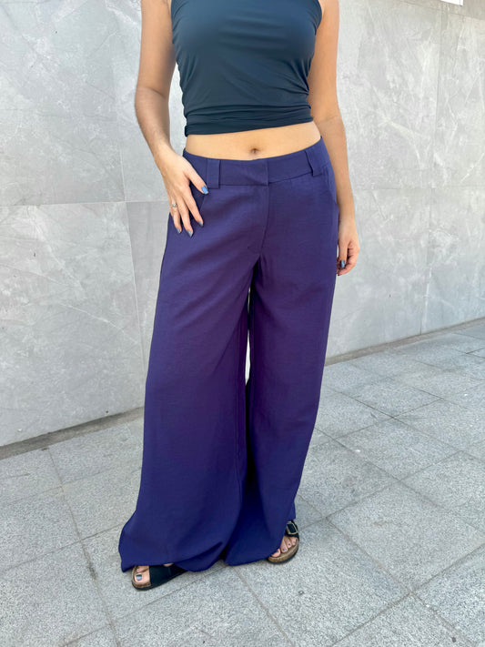 calça fatale azul blueberry