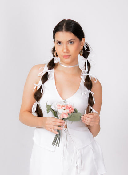 colete gypsy off white