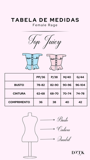 Top Juicy - Baby Pink