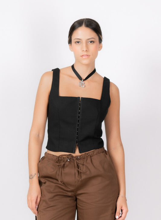 corset vicious preto