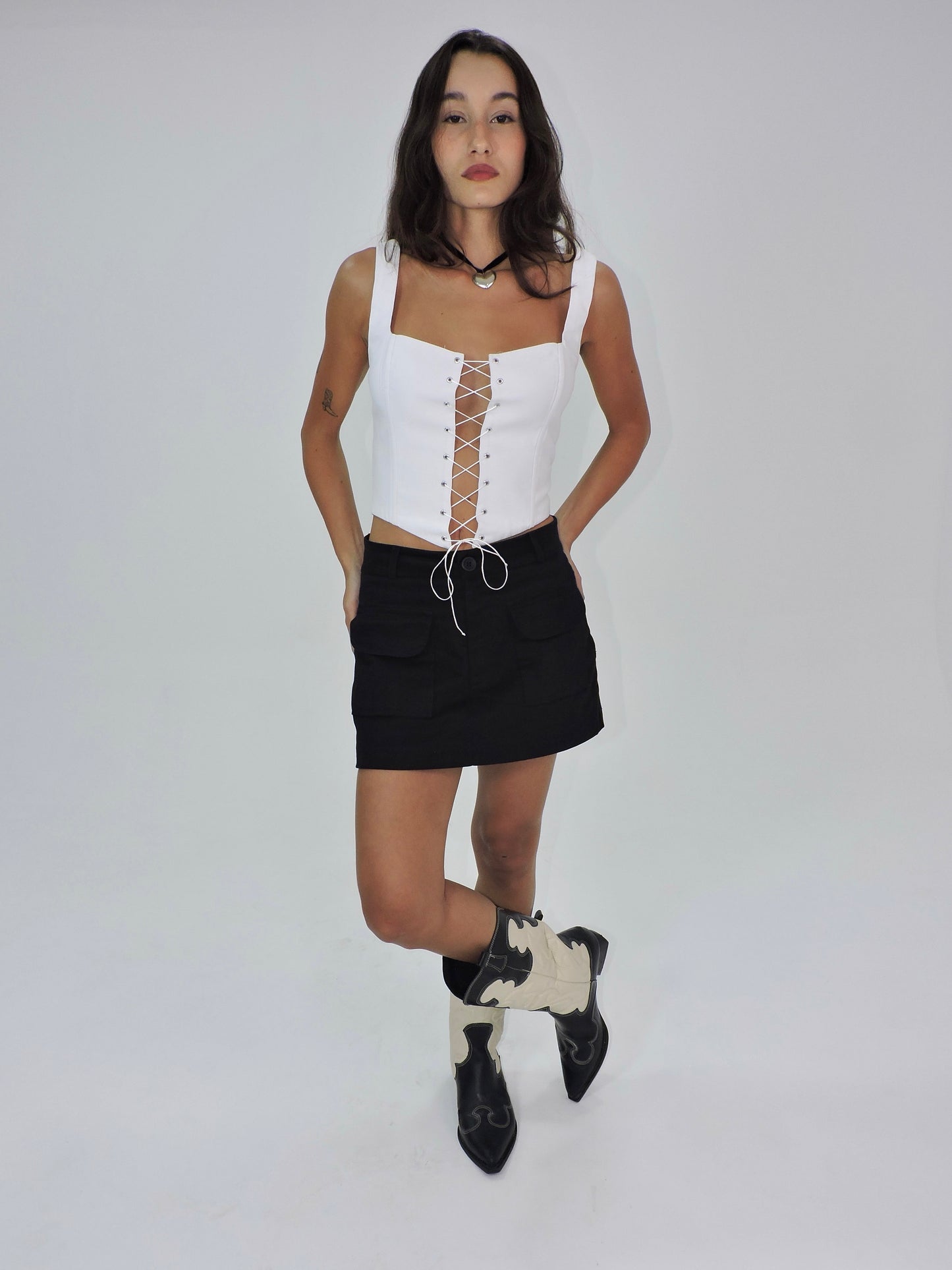 corset party girl branco